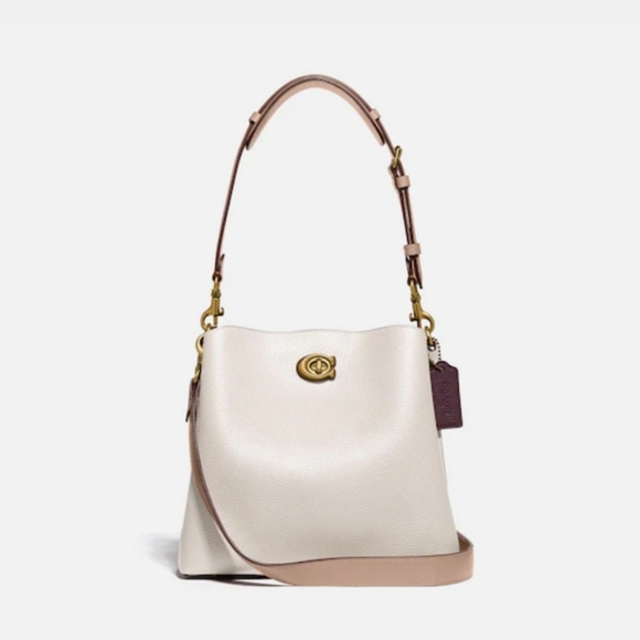 COACH Color-Block Leather Willow Shoulder Bag, like new! - Picture 4 of 12